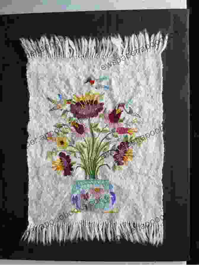 A Detailed Image Of A Colcha Embroidery, Highlighting The Intricate Patterns And Symbolic Motifs Stitching Rites: Colcha Embroidery Along The Northern Rio Grande