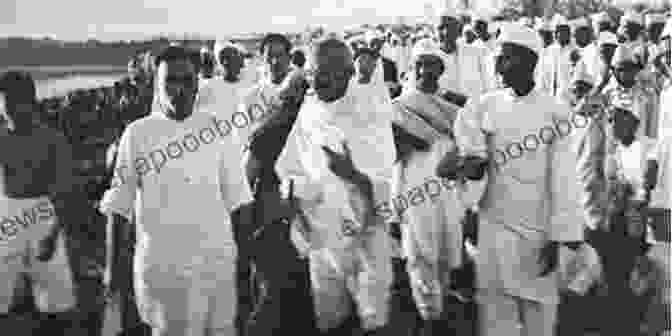 A Photograph Of Mahatma Gandhi Leading A Nonviolent Protest During The Indian Independence Movement The Last Empire: Essays 1992 2000 (Vintage International)