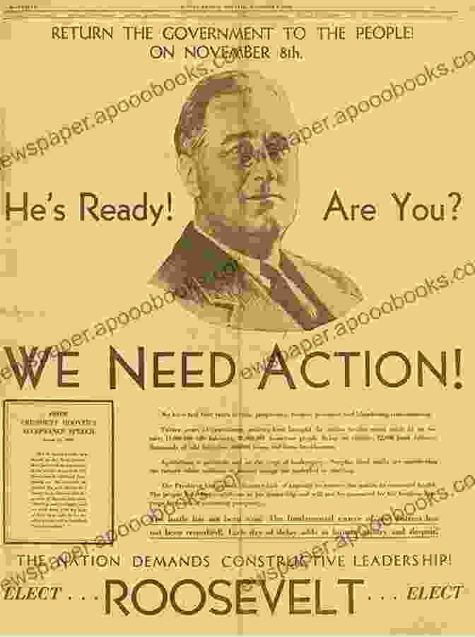 A Poster Promoting The New Deal, With An Image Of President Franklin D. Roosevelt. The Rise Of The Public Authority: Statebuilding And Economic Development In Twentieth Century America