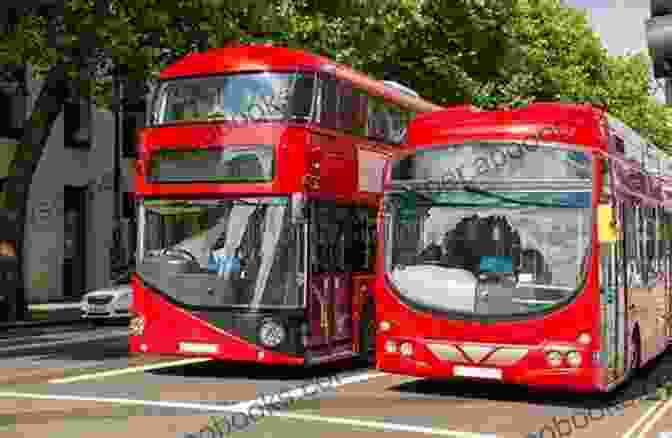 A Red Double Decker Bus Driving Through A City Street In The 1990s North East Buses In The 1990s