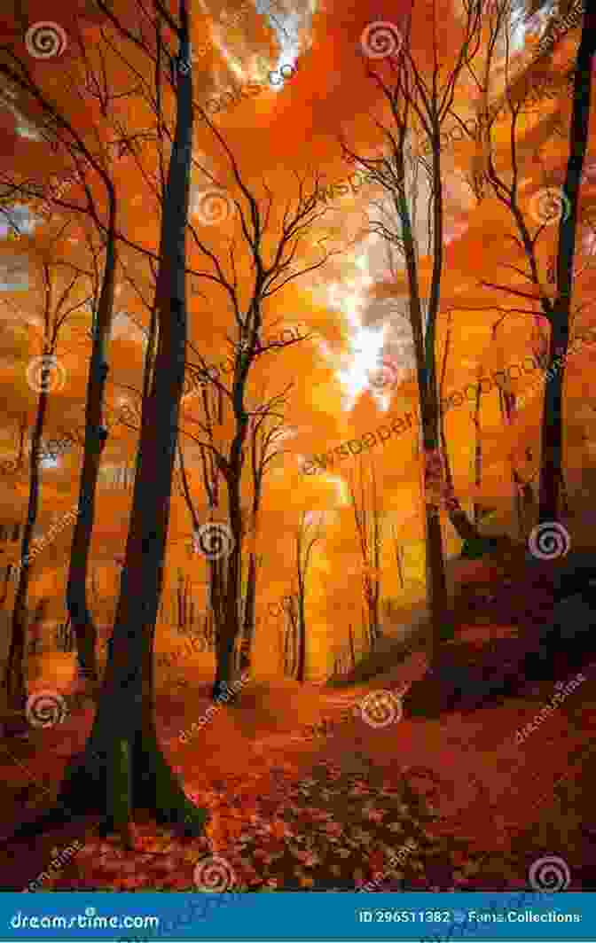 A Vibrant Forest Ablaze With Autumn Colors, Leaves Of Red, Orange, And Yellow Shimmering In The Sunlight. Haiku Reflections IV: The Four Seasons (Haiku Reflections: The Four Seasons 4)