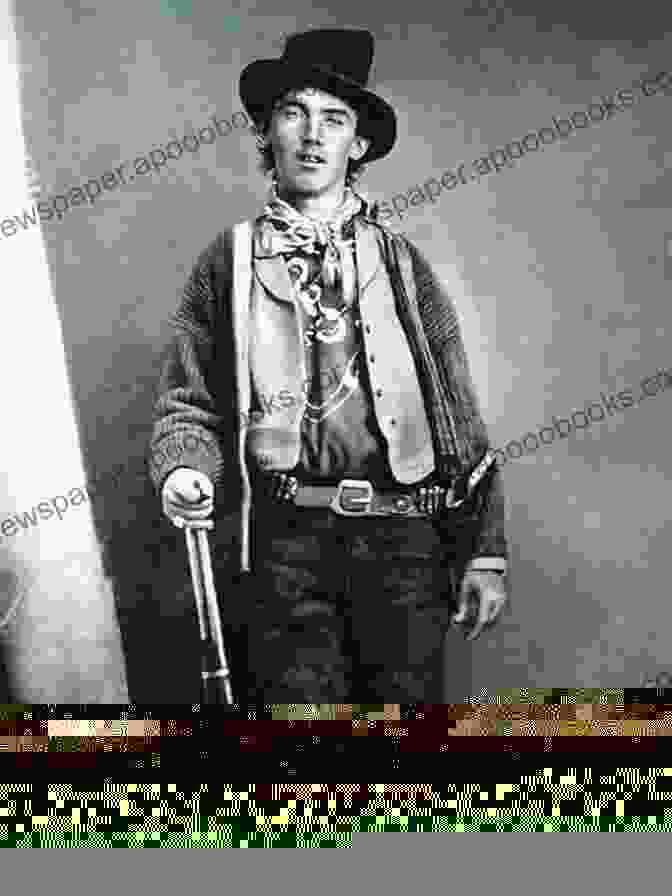 A Vintage Photograph Of Billy The Kid, A Young Outlaw With A Determined Expression Billy The Kid And The Lincoln County War: A Luke And Jenny Adventure (The Luke And Jenny Of Historical Novels For Young Readers 2)