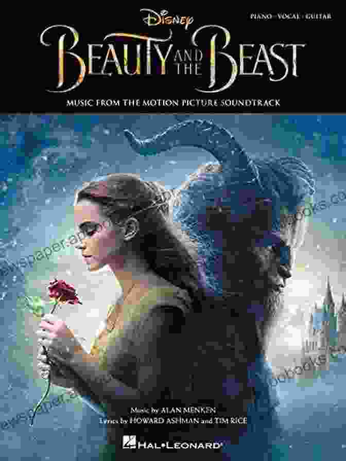 Beauty And The Beast Songbook With Intricate Cover Design Beauty And The Beast Songbook