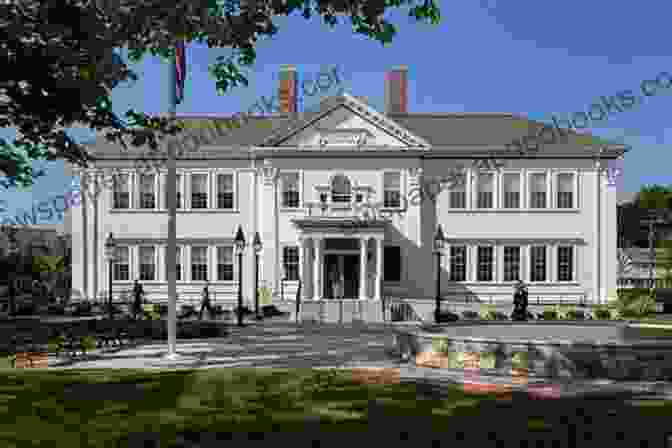 Color Photograph Of Bridgewater Town Hall, A White Clapboard Building With Clock Tower, Set Against A Backdrop Of Autumn Foliage. Bridgewater (Images Of America) Global Publishing