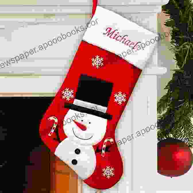 Embroidered Christmas Stocking Featuring A Snowman Design Christmas Patchwork Loves Embroidery: Hand Stitches Holiday Projects