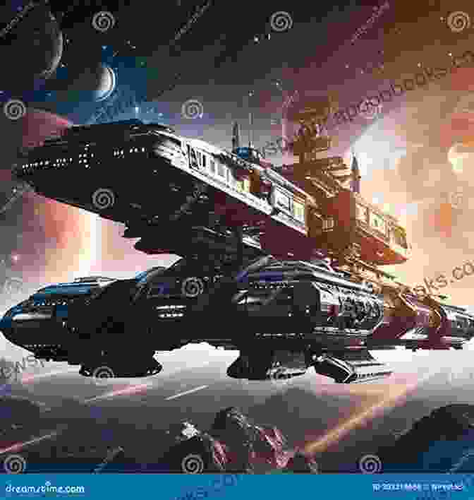 Gripping Cover Art Of A Spacecraft Engaged In A Fierce Battle Against A Backdrop Of Distant Planets Ballistic (The Palladium Wars 2)