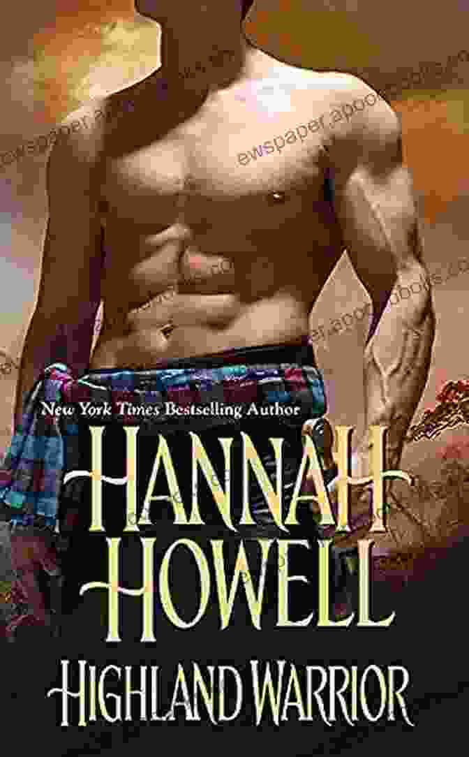 Highland Wolf: The Murrays 15 Book Cover Featuring A Fierce Highland Warrior On A Windswept Moor. Highland Wolf (The Murrays 15)