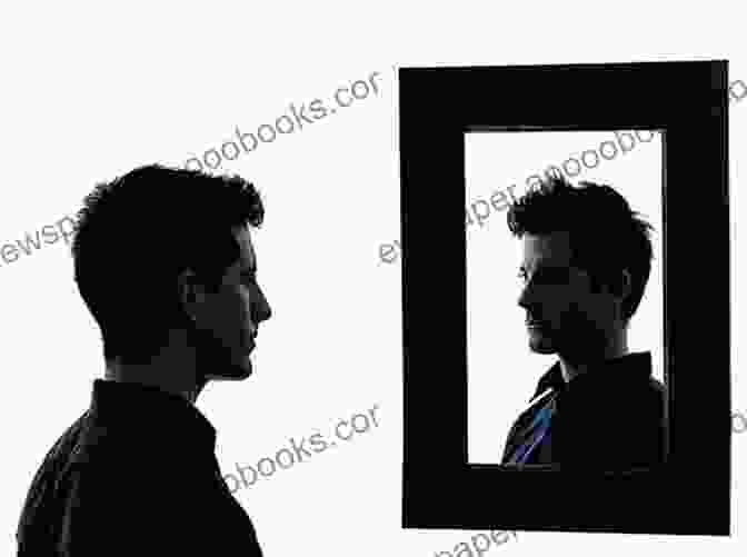 Image Of A Man Staring Into A Mirror, His Reflection Fragmented And Distorted The Wagers Sean Michaels