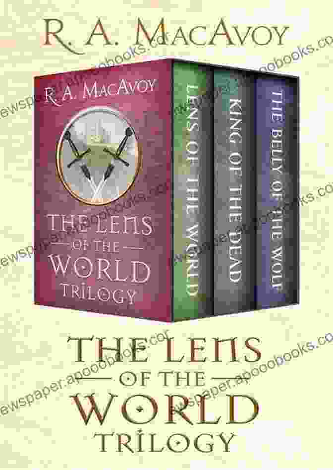 King Of The Dead: Lens Of The World Trilogy Cover A Majestic Warrior Stands Against A Backdrop Of Swirling Clouds And Mysterious Symbols. King Of The Dead (Lens Of The World Trilogy 2)