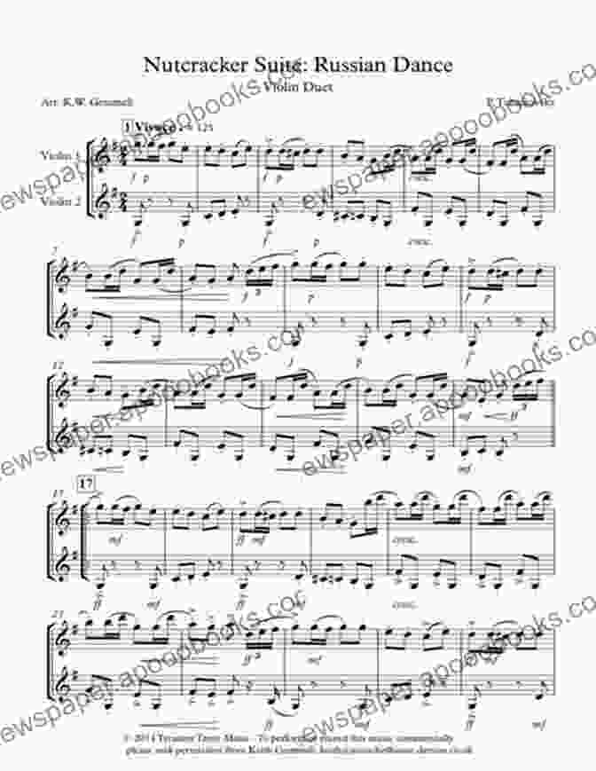 Russian Dance Nutcracker Suite Easy Violin Sheet Music Russian Dance Nutcracker Suiite Tchaikovsky Easy Violin Sheet Music