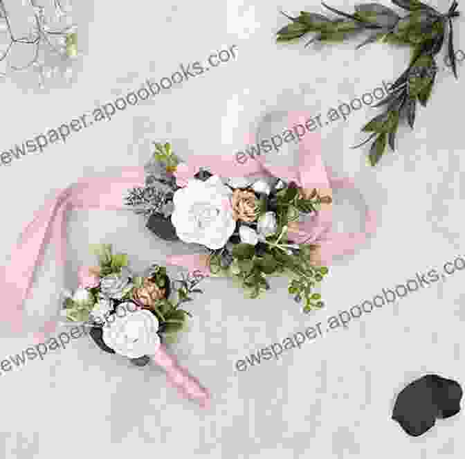 Stunning Statement Flower Corsage Knitted In Bright Spring Hues, Featuring Intricate Lacework And Carefully Crafted Flowers Spring Lace Scarf And Statement Flower Corsage Knitting Pattern