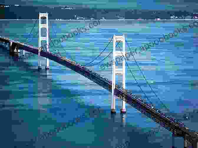 The Mackinac Bridge, Connecting Mackinac Island To The Mainland The Powder Horn Of Mackinac Island