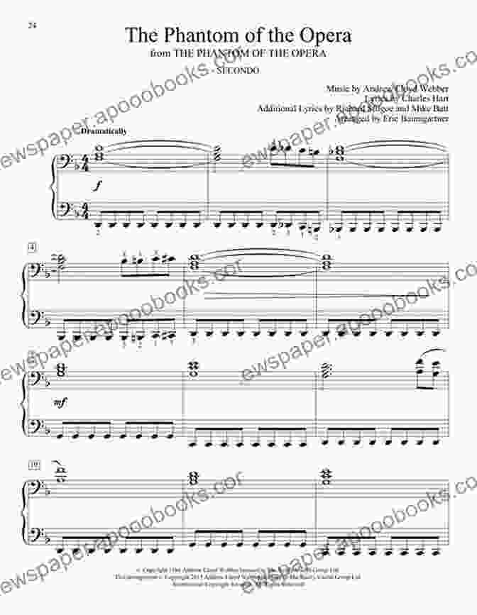 The Phantom Of The Opera Piano The Phantom Of The Opera (PIANO)