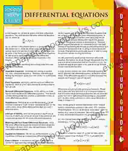 Differential Equations (Speedy Study Guides)