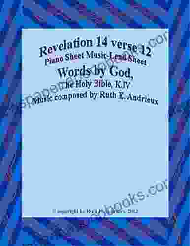 Revelation 14 Verse 12 Piano Sheet Music Lead Sheet: Here Is The Patience Of The Saints