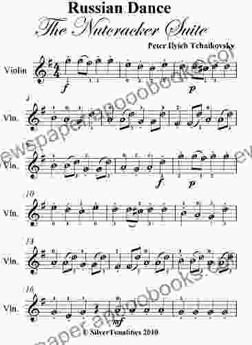 Russian Dance Nutcracker Suiite Tchaikovsky Easy Violin Sheet Music