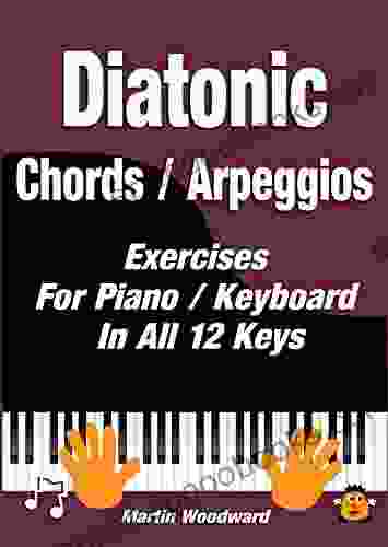 Diatonic Chords / Arpeggios Exercises For Piano / Keyboard In All 12 Keys