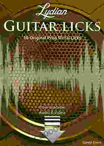 Lydian Guitar Licks: 10 Original Prog Metal Licks With Audio Video (Modal Guitar Licks 4)